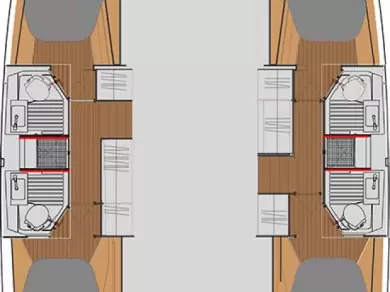 Alquiler Catamarán Fountaine Pajot con o sin  título de navegación