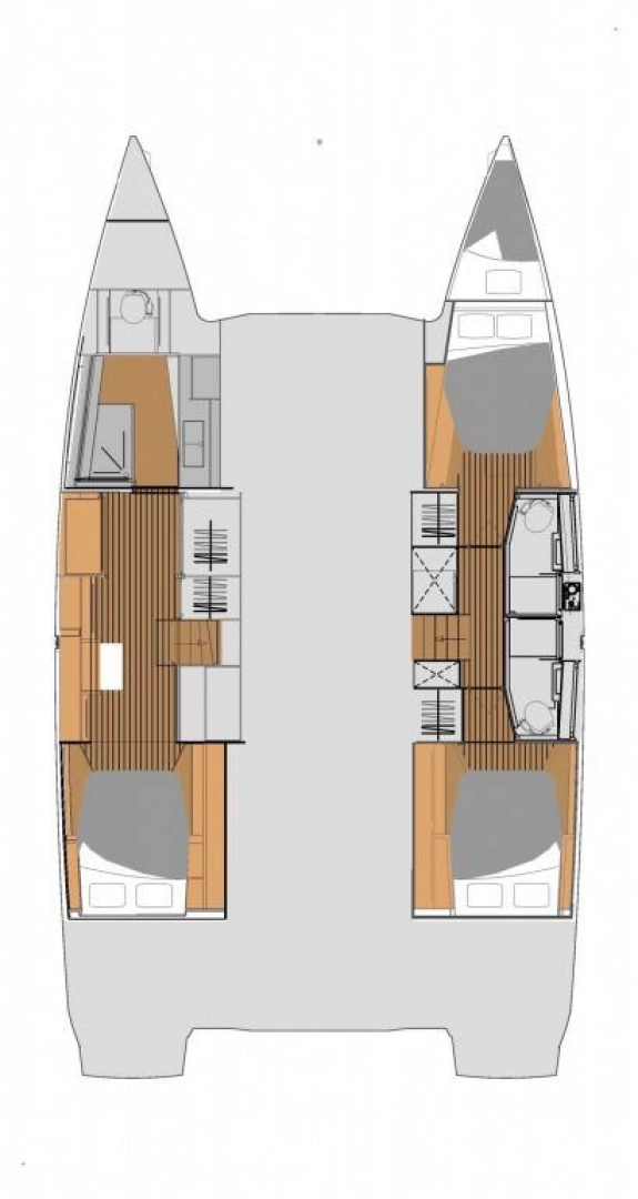 Alquiler Catamarán Fountaine Pajot con o sin  título de navegación