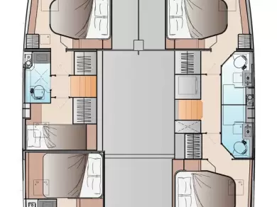 Alquiler Catamarán en Frenchtown - Fountaine Pajot Fountaine Pajot FP 48 Quintet 5
