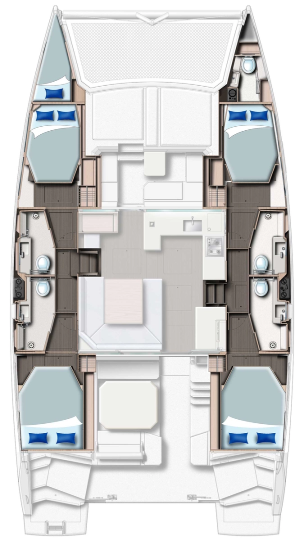 Alquiler de barcos Ciudad de Belice barato de Leopard 45
