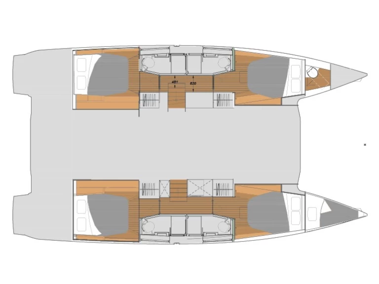 Alquiler Catamarán en Olbia - Fountaine Pajot Elba 45