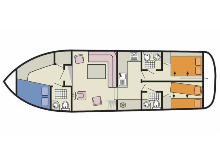 Le Boat Continentale de alquiler a Tannay