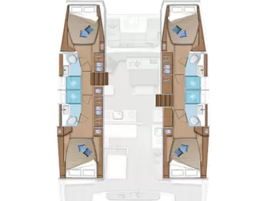 Alquiler de embarcaciones Lagoon Lagoon 46 enPalma de Mallorca en Samboat