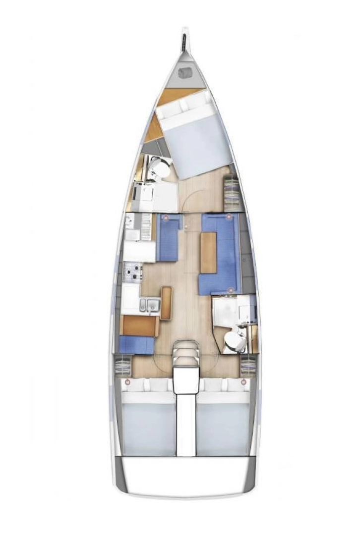 Alquiler de embarcaciones Jeanneau Sun Odyssey 410 enLávrio en Samboat