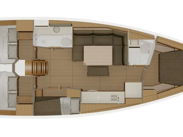 Alquiler Velero Dufour con o sin  título de navegación