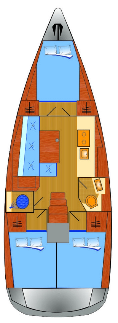 Alquiler Velero en Punat - Bénéteau Oceanis 38.1