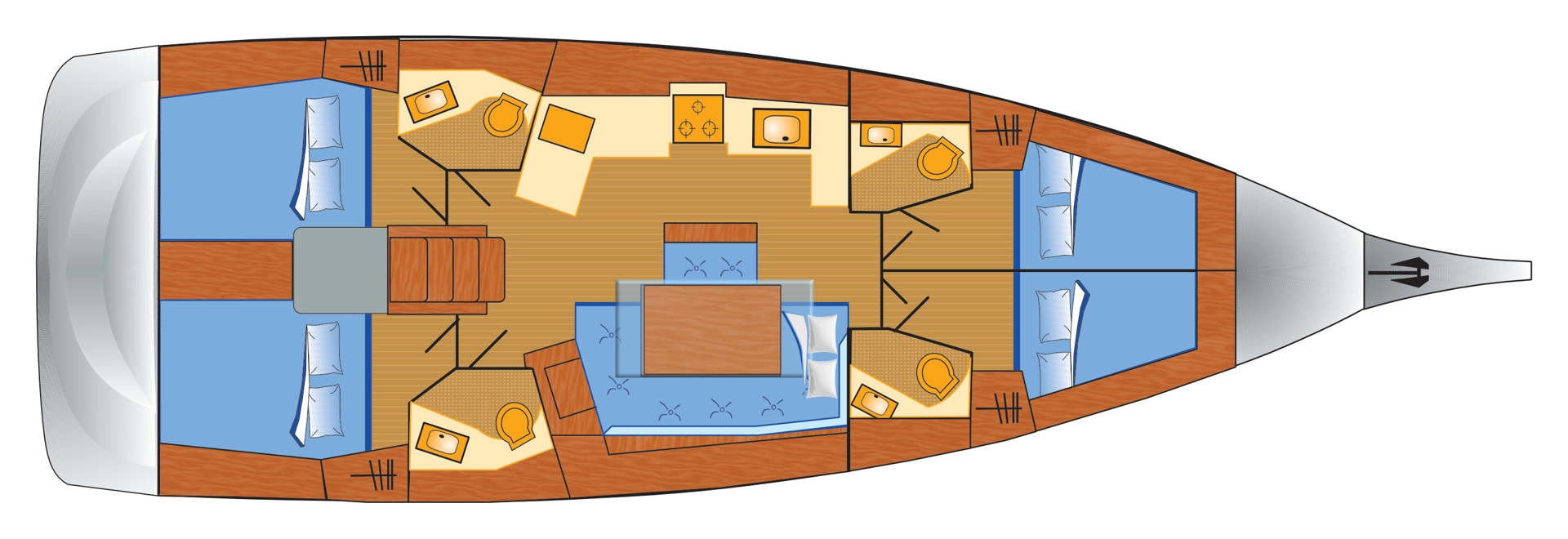 Alquiler de Bénéteau Oceanis 46.1 en Pula