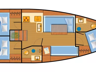 Jeanneau Sun Odyssey 380 de alquiler a Biograd na Moru