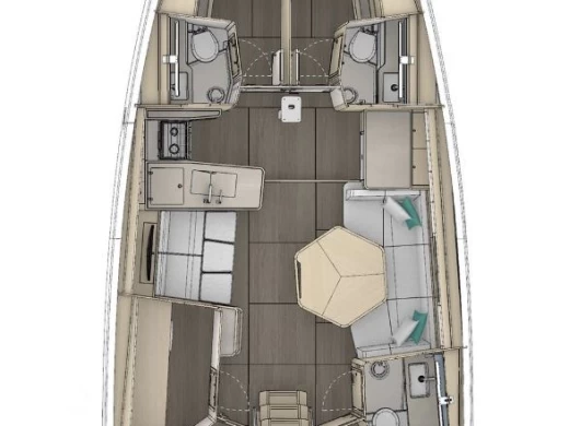 Alquiler Velero en Seget Donji - Dufour Dufour 48