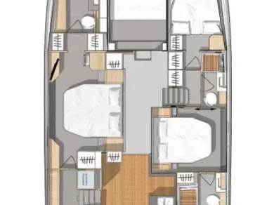 Alquiler Lancha Fountaine Pajot con o sin  título de navegación