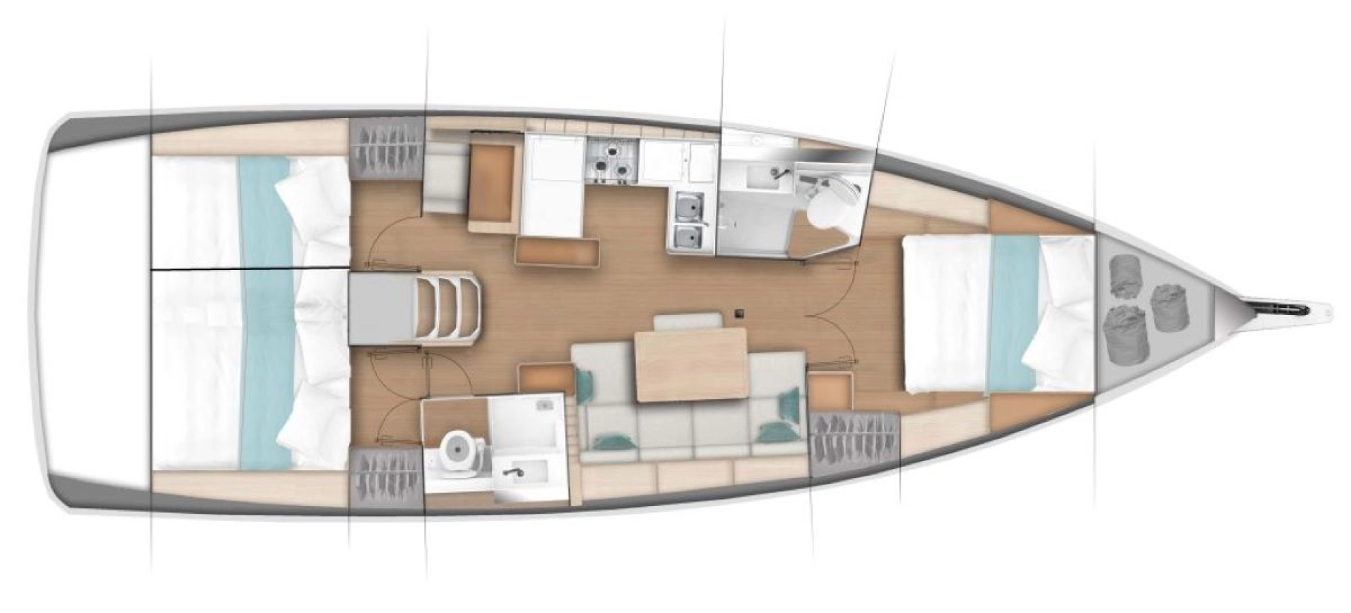 Alquiler de Velero, con o sin patrón Jeanneau Annapolis