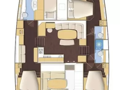 Alquiler de barcos Rogoznica barato de Lagoon 421