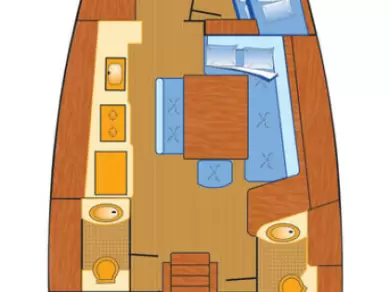 Alquiler de barcos Heiligenhafen barato de Oceanis 43