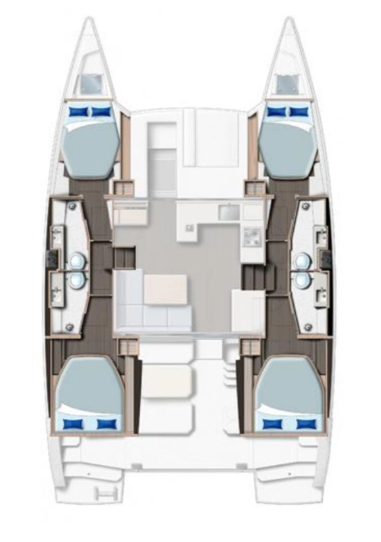 Alquiler Catamarán en Cannigione - Leopard Catamarans / Robertson & Caine Leopard 42 - 4 cab.