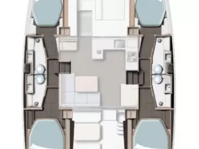 Alquiler Catamarán en Cannigione - Leopard Catamarans / Robertson & Caine Leopard 42 - 4 cab.