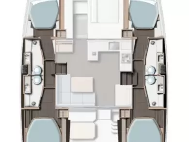 Alquiler de embarcaciones Leopard Catamarans / Robertson & Caine Leopard 42 - 4 cab. enProcida en Samboat