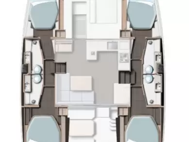 Alquiler de Catamarán, con o sin patrón Leopard Catamarans / Robertson & Caine Procida