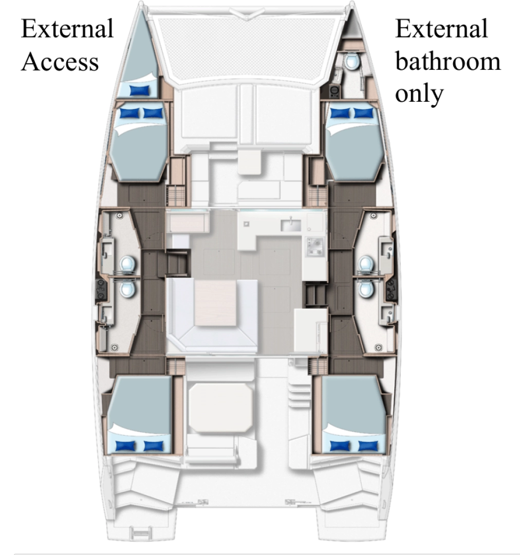 Alquiler de Leopard Catamarans / Robertson & Caine Leopard 45 en Procida