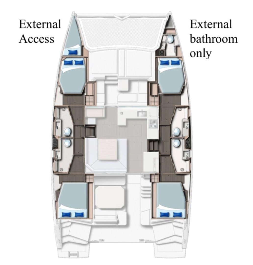 Alquiler Catamarán en Furnari - Leopard Catamarans / Robertson & Caine Leopard 45
