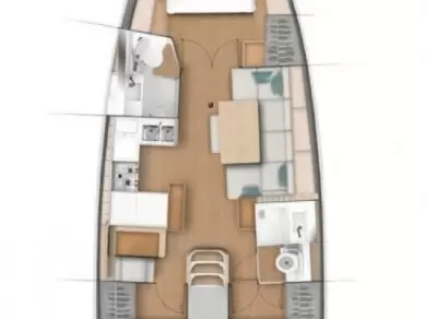 Alquiler Velero Jeanneau con o sin  título de navegación