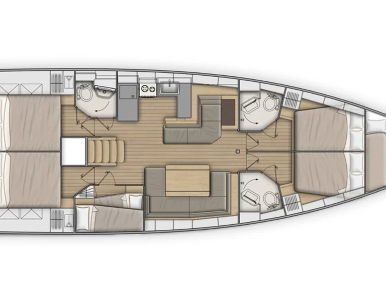Alquiler Velero en Nikiána - Bénéteau Oceanis 51.1