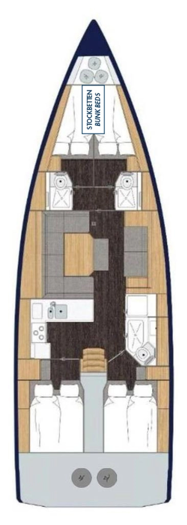 Alquiler de barcos Biograd na Moru barato de Bavaria C45 Holiday