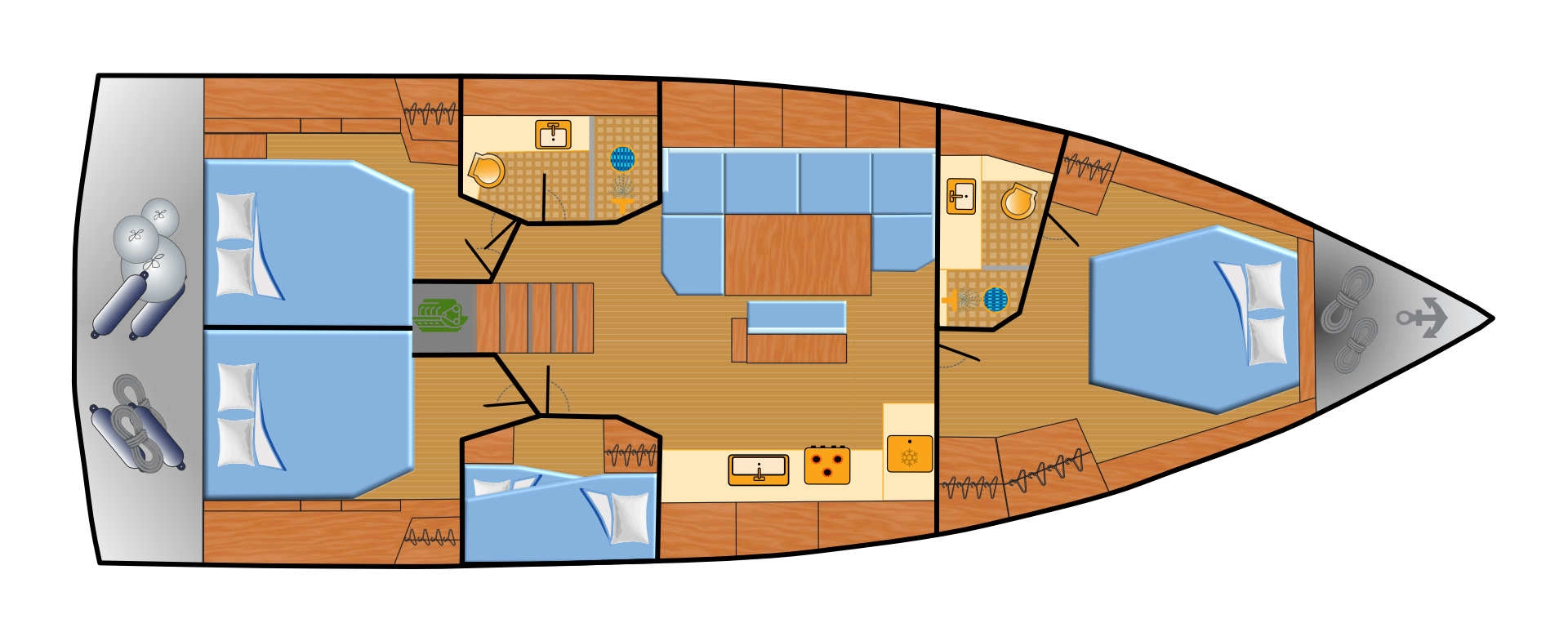 Alquiler de embarcaciones Hanse Hanse 460 enPunat en Samboat