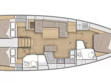 Alquiler de Velero, con o sin patrón Bénéteau Trogir