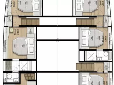 Alquiler Catamarán Sunreef con o sin  título de navegación
