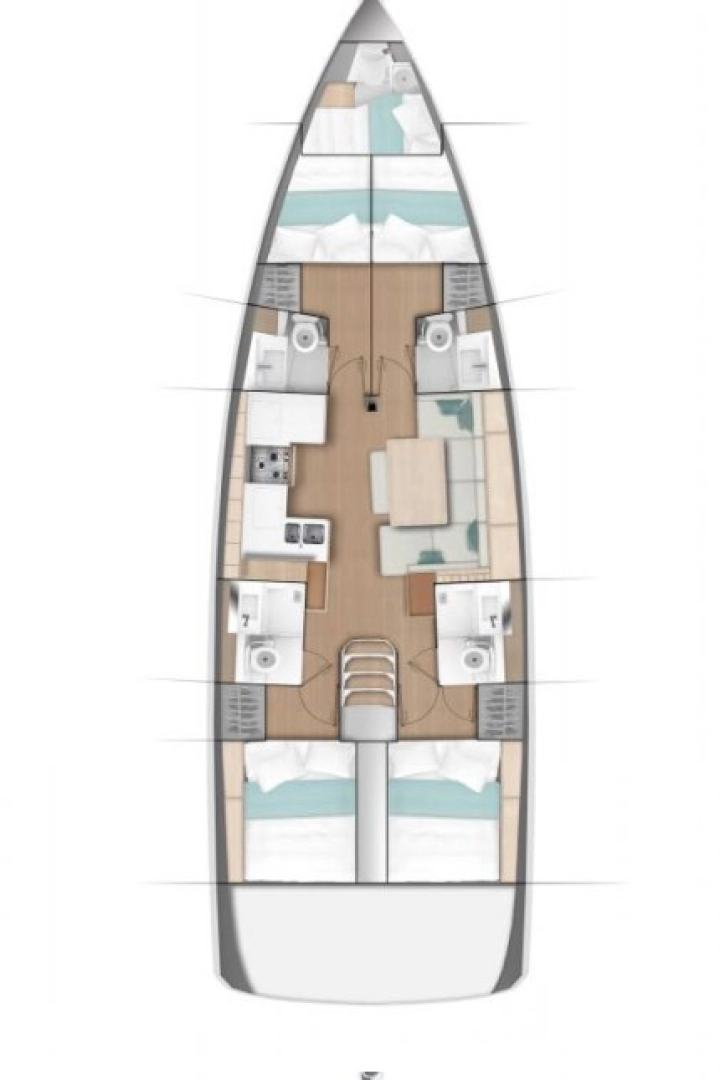 Jeanneau Sun Odyssey 490 de alquiler a Kaštela