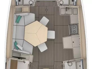 Alquiler de barcos Biograd na Moru barato de Dufour 44