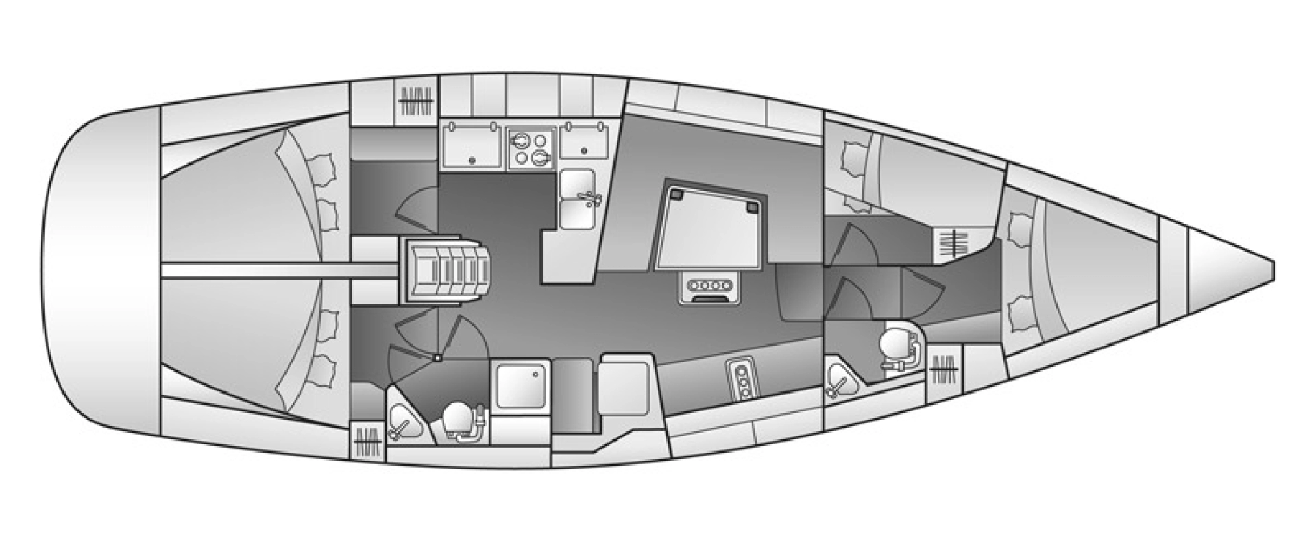 Alquiler de embarcaciones Elan Impression 444 enSukošan en Samboat