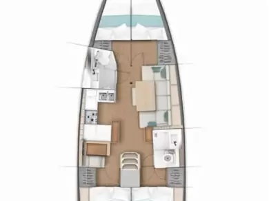 Alquiler de embarcaciones Jeanneau Sun Odyssey 440 enGouviá en Samboat