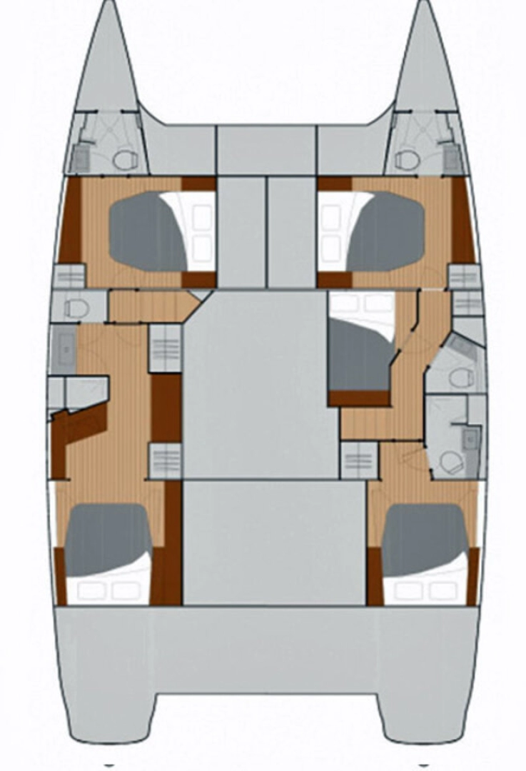 Alquiler Catamarán Fountaine Pajot con o sin  título de navegación