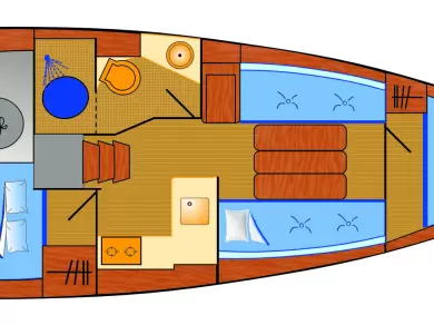 Alquiler de embarcaciones Jeanneau Sun Odyssey 349 enBiograd na Moru en Samboat
