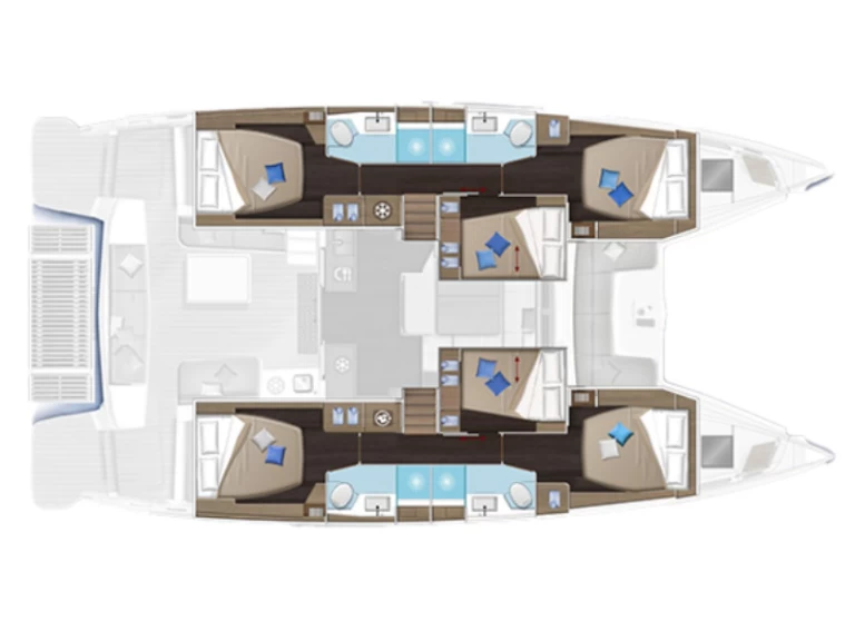Alquiler de embarcaciones Lagoon Lagoon 51 enHurgada en Samboat