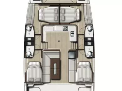 Alquiler de barcos Pirovac barato de Bali Catspace Voile