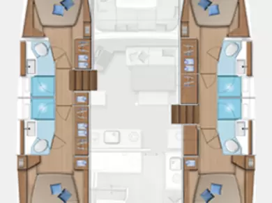 Alquiler de barcos Road Town barato de Lagoon 46