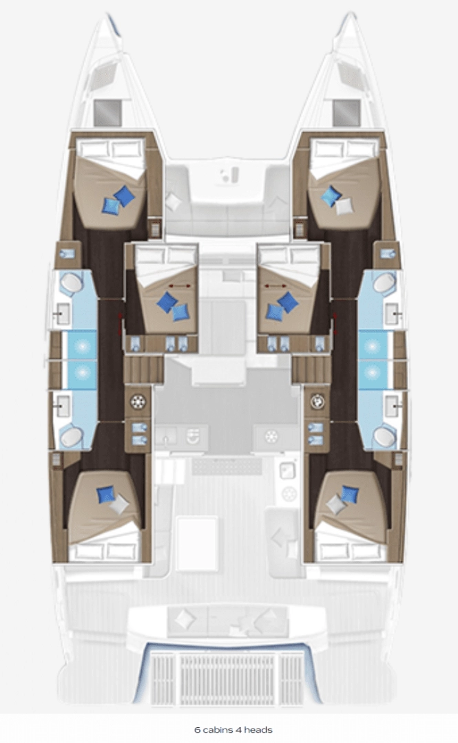Alquiler Catamarán en Road Town - Lagoon Lagoon 51