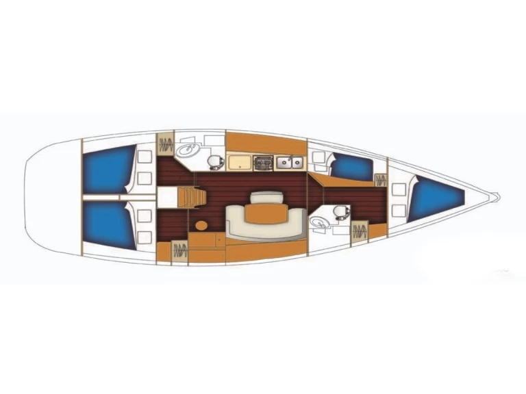 Alquiler de Velero, con o sin patrón Bénéteau Salamína