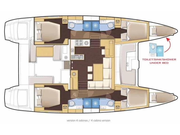 Alquiler de Lagoon Lagoon 450 F en Álimos