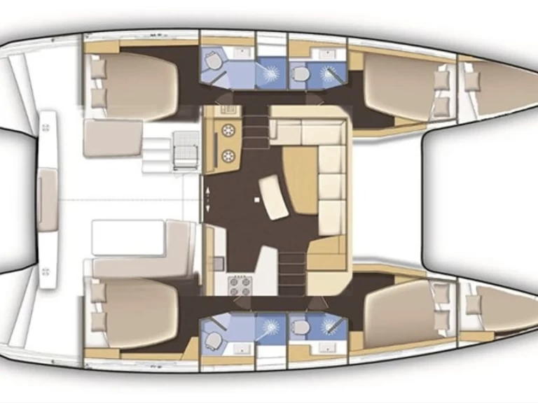 Alquiler Catamarán Lagoon con o sin  título de navegación