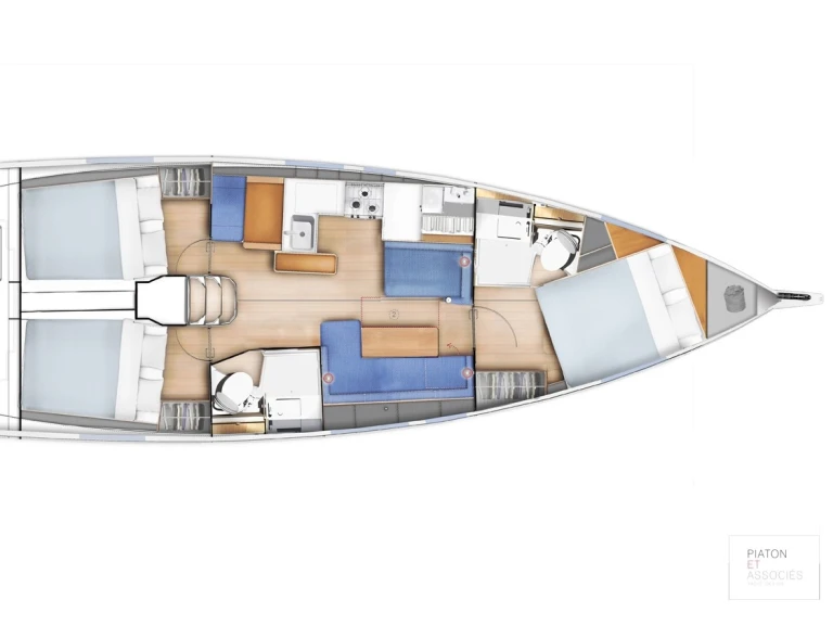 Jeanneau Sun Odyssey 410 de alquiler a Lefkáda