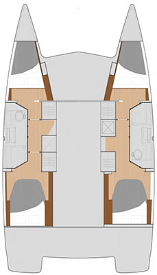Alquiler Catamarán en Bormes-les-Mimosas - Fountaine Pajot Lucia 40