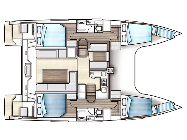 Alquiler Catamarán Nautitech con o sin  título de navegación
