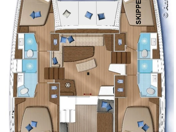 Alquiler Catamarán en Ermoúpolis - Lagoon Lagoon 42