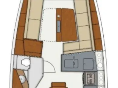 Alquiler de barcos Biograd na Moru barato de Hanse 345