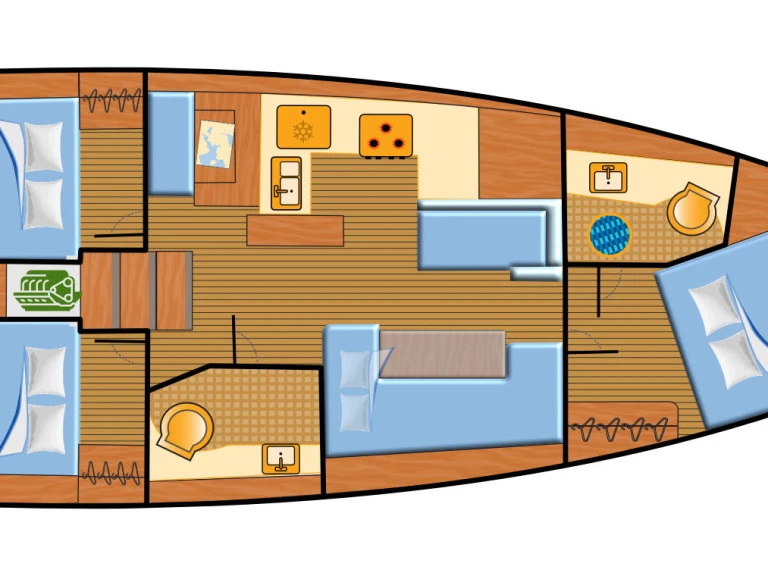 Alquiler Velero Jeanneau con o sin  título de navegación