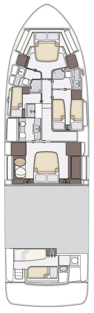 Alquiler de embarcaciones Azimut Azimut Magellano 66 enSeget Donji en Samboat