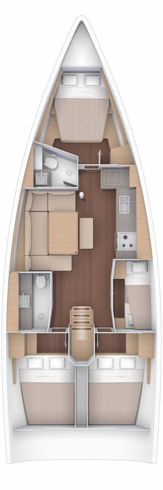 Alquiler Cagliari - Dufour Dufour 430 Grand Large en SamBoat